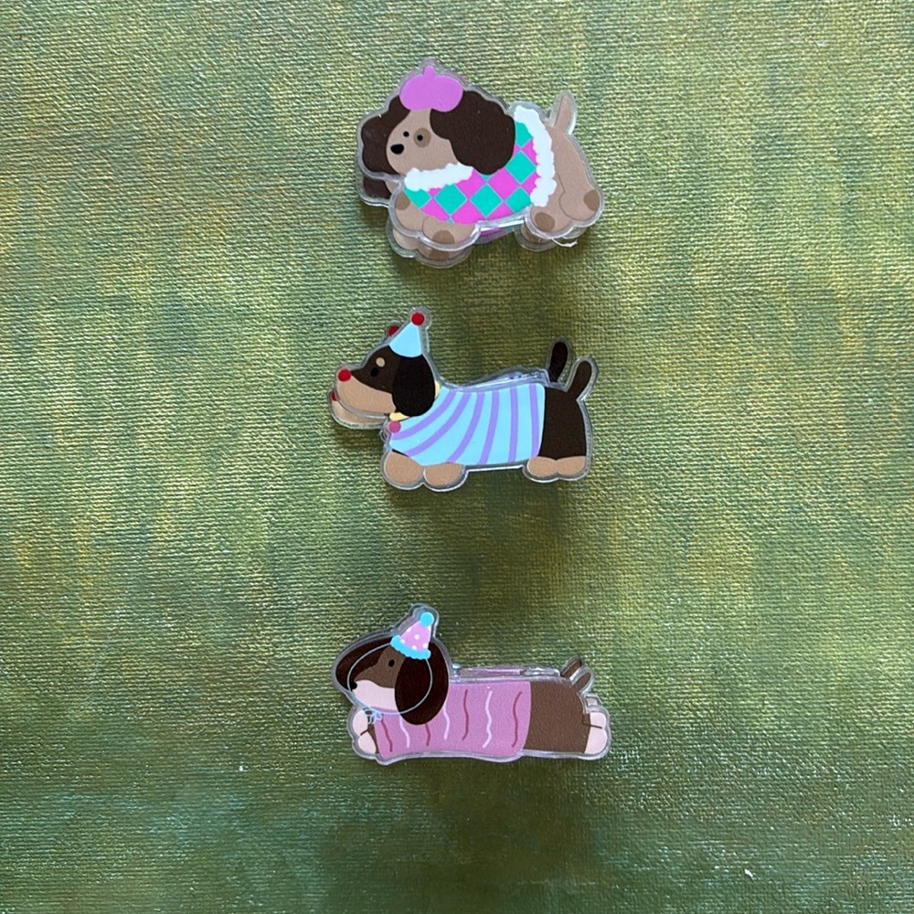 Gifts for Her🎁🐶Dachshund Clips Set